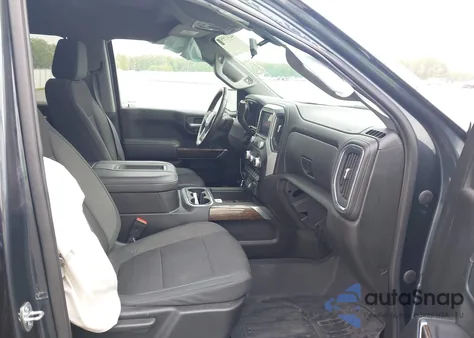 2021 GMC Sierra 1500 4Wd Short Box Elevation from USA, damaged, VIN 1GTU9CET3MZ334150